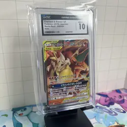 CGC 10 Charizard & Braixen GX Remix Bout 008/064 Pokemon Card Japanese - Image 2