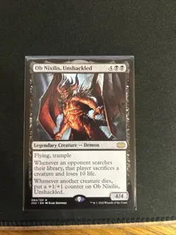 Ob Nixilis, Unshackled [Double Masters 2022] Magic MTG NM Card - Image 1