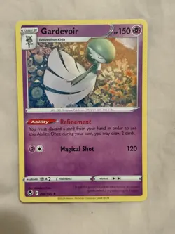 Gardevoir 069/195 Sword & Shield - Silver Tempest Regular Rare Pokemon Card - Image 3