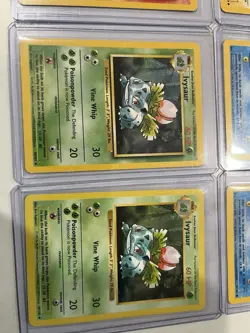 1999-2000 Pokemon Base Set Charmeleon, Squirtle, Ivysaur, Pikachu 8 Cards - Image 5