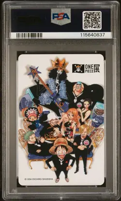 2015 ONE PIECE WANTED POSTER PLAYING CARD QUEEN OF CLUBS DOFLAMINGO PSA 10 - Image 2