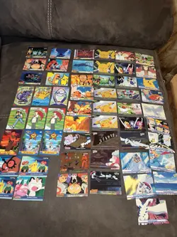 Pokemon Collection - Topps TV Movie Cards - Rare Animation Edition - Lot of 56 - Image 1