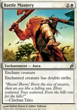 Battle Mastery -Foil Light Play MTG Lorwyn - Image 1