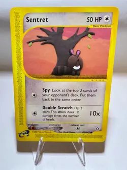 Sentret Vintage Pokemon Card English Excellent Aquapolis - Image 1