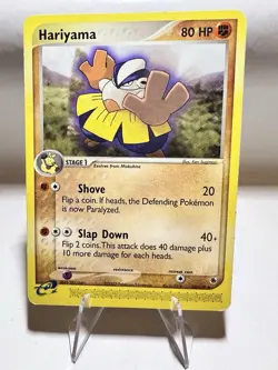 Hariyama Vintage Pokemon Card English Very Good EX Ruby & Saphire - Image 1