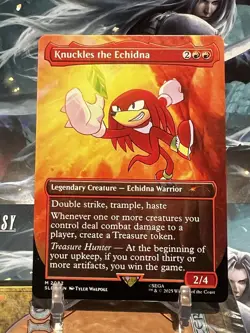 MTG | Knuckles The Echidna [Secret Lair Sonic] Non-Foil - Image 1