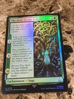 THE AESIR ESCAPE VALHALLA Magic MTG Assassin's Creed Foil - Image 1