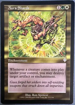 Aura Shards 233/350 - MTG Magic the Gathering - Invasion - Lightly Played [LP] - Image 1