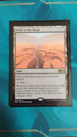 🌾☠ Field of the Dead - 247 Core Set 2020 Rare MTG TCG NM w/sleeve & TOPLOAD - Image 1