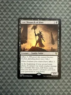 MTG Lost Monarch of Ifnir #0011 Rare Commander: Aetherdrift (DRC) - Image 1