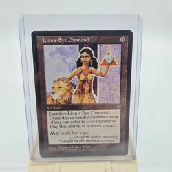 MTG Lion's Eye Diamond Mirage Regular LP-See photos for exact condition - Image 1