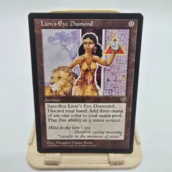 MTG Lion's Eye Diamond Mirage Regular LP-See photos for exact condition - Image 2