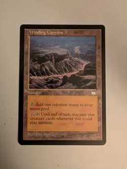 Winding Canyons Weatherlight NM-MTG Magic the Gathering - Image 1