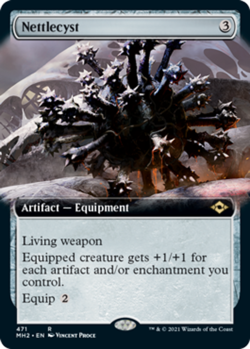 Near Mint x 1 Nettlecyst - Foil - Extended Art Modern Horizons 2 Variants - Image 1