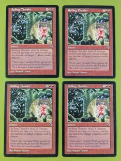 Rolling Thunder x4 Tempest 4x Playset Magic the Gathering MTG - Image 1