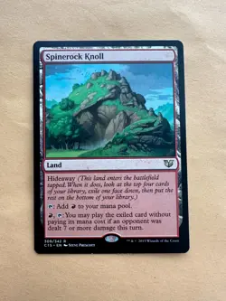 ꙮ Magic Mtg FOIL Lorwyn Spinerock Knoll - Image 1