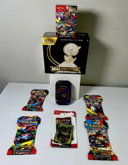 Pokemon TCG Mega Evolution - Lot of 8 Items as Pictured All New Factory Sealed - Image 1