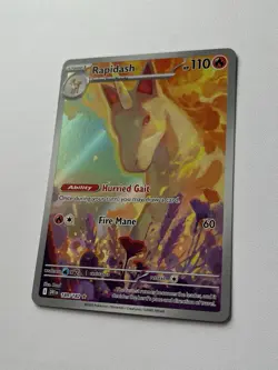 Pokemon Destined Rivals Rapidash Illustration Rare 189/182 - Near Mint! - Image 3