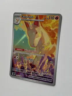 Pokemon Destined Rivals Rapidash Illustration Rare 189/182 - Near Mint! - Image 5