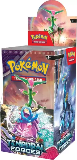 Pokemon TCG - TEMPORAL FORCES Half Booster Box - New Factory Sealed (x18 Packs) - Image 2