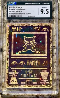 Pokemon Ancient Mew - Movie Promo 2000 - Wizards Copyright - CGC 9.5 Mint+ - Image 1