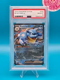 PSA 10 - 2024 POKEMON SCR EN-STELLAR CROWN 030 BLASTOISE EX - Image 1