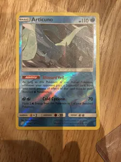 Pokemon TCG Articuno 32/181 SM Team Up Reverse Holo Rare NM - Image 1
