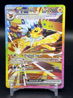 Jolteon ex 153/131 Special Illustration Rare SV: Prismatic Evolutions Pokemon NM - Image 1