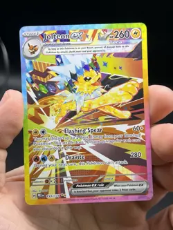 Jolteon ex 153/131 Special Illustration Rare SV: Prismatic Evolutions Pokemon NM - Image 3