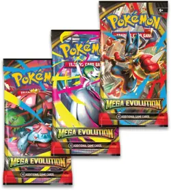 Pokemon TCG Mega Evolution Triple Blister Psyduck Black Star Promo Sealed - Image 2