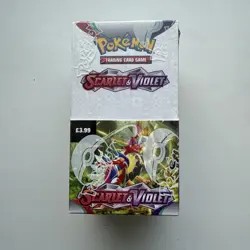 Pokemon TCG Scarlet & Violet Base Set Half Booster Box (18 Packs) New & Sealed - Image 1