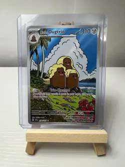 2024 Pokemon Alolan Dugtrio 208/191 Illustration Holo- Surging Sparks (C) - Image 1