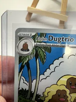 2024 Pokemon Alolan Dugtrio 208/191 Illustration Holo- Surging Sparks (C) - Image 4