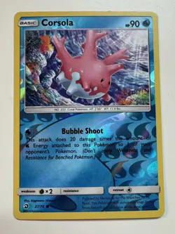 Corsola 27/70 Pokemon TCG Dragon Majesty Reverse Holo - Image 1