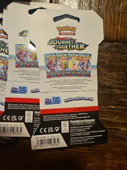 Pokemon TCG: Scarlet and Violet Journey Together- Lot Of 13 Booster Pack Sleeved - Image 3