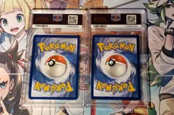 2024 POKEMON PAF EN-PALDEAN FATES SHINY RARE 116 SLOWPOKE 117 SLOWBRO PSA 9 - Image 2