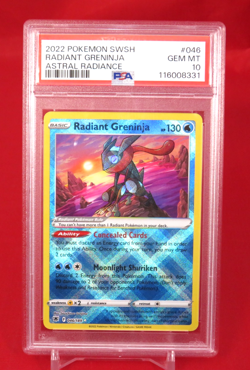 Radiant Greninja PSA 10 Astral Radiance 2022 Pokemon Sword Shield 046/189 - Image 1
