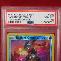Radiant Greninja PSA 10 Astral Radiance 2022 Pokemon Sword Shield 046/189 - Image 2