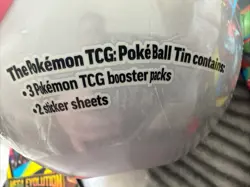 New Pokemon TCG PokeBall Premiere Tin & 2 Mega Evolution TCG Booster Packs. - Image 4