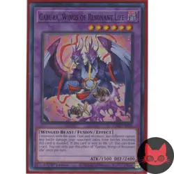 Yugioh Garura, Wings of Resonant Life RA02-EN024 Super Rare 1st Edition NM - Image 1