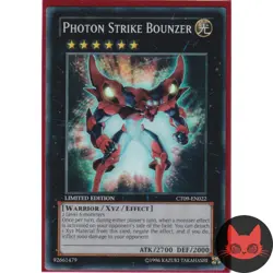 Yugioh Photon Strike Bounzer CT09-EN022 Super Rare NM - Image 1