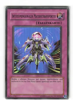 Yugioh INTERDIMENSIONALER MATERIETRANSPORTER , dr1-de214 Ultra Rare deutsch Exc - Image 1