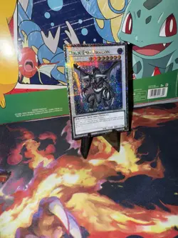Yugioh Dark End Dragon 25th Stamp Quarter Century Secret Rare RA03 Bonanza QCSR - Image 2