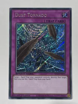 Yu-Gi-Oh! TCG Dust Tornado SBC1-END19 Secret Rare LP - Image 1