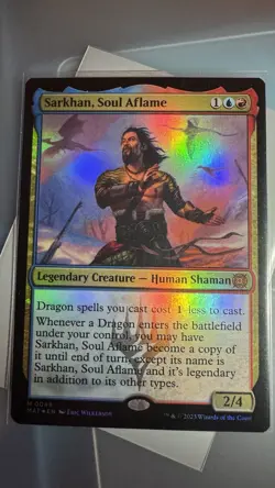 Sarkhan, Soul Aflame March of the Machine: The Aftermath Foil Card NM 46 - Image 1