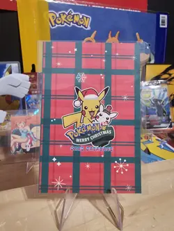 Pokemon Merry Christmas Card Database - Cyndaquil & Totodile Christmas Tree - Image 4