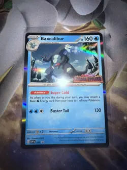 Baxcalibur SVP019 Paldea Evolved Prerelease Promo Holo Rare Pokemon Card * New * - Image 1