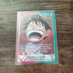 One Piece TCG OP13-001 Monkey D. Luffy Alt Art Leader AA Card Game CCG English - Image 1