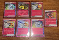 POKEMON TCG Lot Of 7 SCARLET & VIOLET ERA Ace Spec Trainer Cards - Image 1