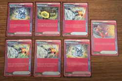 POKEMON TCG Lot Of 7 SCARLET & VIOLET ERA Ace Spec Trainer Cards - Image 2